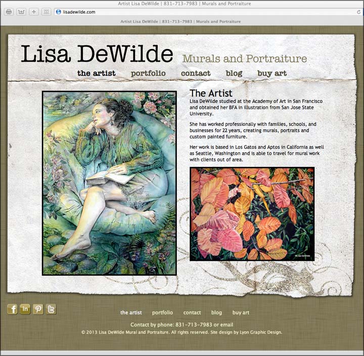 Lisa DeWilde Mural and PortraitArtist